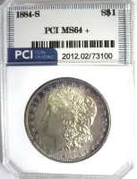 1884-S Morgan PCI MS-64+