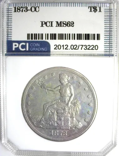 1873-CC Trade Dollar PCI MS-62